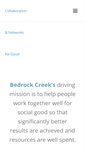 Mobile Screenshot of bedrockcreek.org